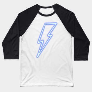 Neon Lightning Bolt Baseball T-Shirt